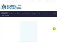 Tablet Screenshot of centrum.psychoterapii.pl